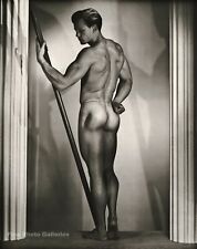 1950s Vintage BRUCE BELLAS Of L.A. Classic Nude Male Bodybuilder Photo Engraving picture