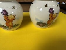 Lenox Disney Pooh Honey Pot Candlesticks Set of 2 New Box COA picture