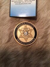 Camden County, Georgia  Sheriff’s Office Challenge Coin Badge Star St. Michael picture
