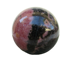Black/Pink Rhodonite Polished Sphere 55 mm / Esfera de Rodonita Negra/Rosa 306 g picture