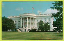 VINTAGE Postcard c. 1955 The White House South Lawn Washington DC  LB Prince Co picture
