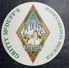 Gritty McDuff’s Craft Beer Coaster  Portland Maine picture