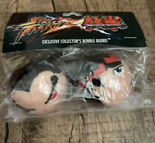 E3 Street Fighter x Tekken Kazuya Ryu NEW Bobble Budds Capcom Promo RARE picture
