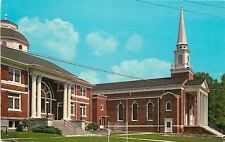 Milan Tennessee~First Baptist Church~1963 Postcard picture