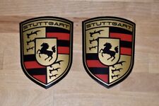 STUTTGART The Home of Porsche Magnetic Fender Badge Emblems (SET OF 2) picture