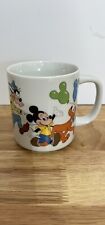 Vintage Walt Disney World Mickey Mouse & Friends Coffee Cup Mug Japan picture