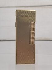 VTG Dunhill Gold Tone SWITZERLAND made Rollagas Butane Lighter VGC w/ Flynt  picture