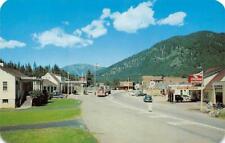 Eastport, Idaho & Kingsgate, BC Customs, Chevron Station c1950s Vintage Postcard picture