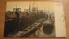Riess Coal Dock Ashland Wisconsin Postcard picture