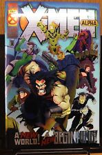 X-Men Alpha #1 9.0 Chromium Foil Cover 1st App Dark Beast Marvel Comics 1995 picture