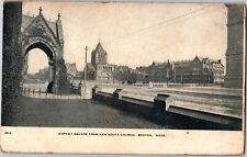 1909 Copley Square New South Church Boston Massachusetts Vintage Postcard picture