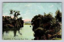 Alliance OH-Ohio, Mahoning River View, Antique Vintage Souvenir Postcard picture