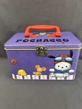 Sanrio Pochacco tin metal box sale lunchbox purse vintage storage school desk  picture