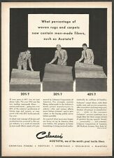 CELANESE-ACETATE,One of the world's great textile fibers -1953 Vintage Print Ad picture