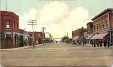 1911, State Avenue Looking South, ALAMOSA, Colorado Postcard - Mt. Blanca Drug picture