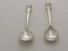 Vintage Campbell Soup Kids Girl & Boy Figural 2 Pc International Silver Spoons picture