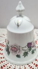 Great Porcelain Houses Vtg Royal Grafton for Danbury Mint Floral Bell~Collect picture