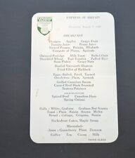 R.M.S. EMPRESS OF BRITAIN Breakfast Menu Card (August 5th, 1937) picture