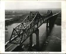 1957 Press Photo Aerial of Goethals Bridge - six01551 picture