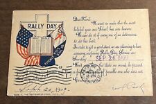 Antique Raily Day Postcard Davenport Iowa Circa 1909 picture