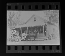 Vintage WINCHESTER VA - Unidentified House Porch -  B&W 35mm Film Photo Negative picture