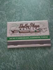 Vintage Matchbook L5 Collectible Ephemera Clearwater Florida Shelby plaza motel picture