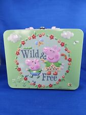Peppa Pig-Wild and Free Tin Lunchbox With Puzzle Inside picture