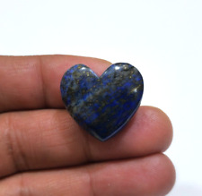 Natural Lapis Lazuli Heart Shape Cabochon 50 Crt Loose Gemstone For Jewelry picture
