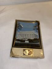 VINTAGE LINCOLN MEMORIAL TRAY IN UNOPENED BOX picture