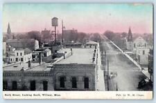 1910 Sixth Street Looking South Dirt Road Buildings Willmar Minnesota Postcard picture