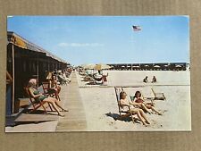 Postcard Allenhurst Beach NJ New Jersey Shore Cabanas Vintage PC picture