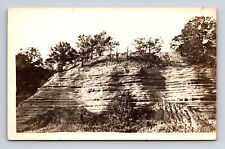 RPPC Stratified Rock Layers Formation Unknown Location Real Photo Postcard picture