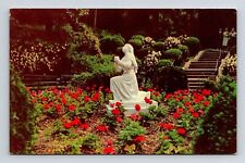 Franciscan Monastery Statue Saint Bernadette Grotto Lourdes Holy Land Postcard picture