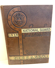 1939 NATIONAL GUARD HISTORICAL ANNUAL-STATE of NEBRASKA-WWII Era-NEAT & CLEAN picture