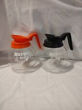 🔥 Lot Of 2 Maxwell House Glass Coffee Pot 