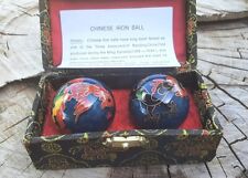 Chinese Healthy Therapy Chrome 2 balls Set /40mm/Dragon&Phoenix/Exercise  picture