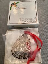✨Towle Silversmiths✨12 Twelve Days of Christmas,Tree Ornament #3 in Series✨ picture