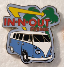 IN-N-OUT Logo w/BLUE & WHITE Volkswagon Bus LAPEL PIN picture