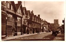 Vintage Postcard- Shakespeare Hotel and Guild Chapel, Stratford-on-Avon. picture