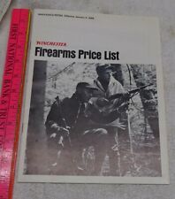 ** Vintage - WINCHESTER - WESTERN - FIREARMS PRICE GUIDE - DATED 1969 - NICE picture