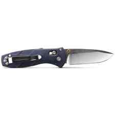 Benchmade 585-03 Mini-Barrage Assisted Open - CPM-S30V / Satin Finish / Blue Can picture