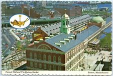 Postcard Faneuil Hall and the Quincy Market Boston Massachusetts USA picture