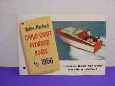 1956 Chris Craft Plywood Boat Brochure picture