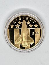 Young Astronauts 1988-P Bronze US Mint Liberty Medal in Capsule picture