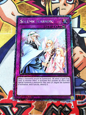 Solemn Warning ra02-en078 (NEW) Platinum-Secret Yu-Gi-Oh picture