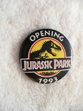 TR- 1993 UNIVERSAL STUDIOS JURASSIC PARK OPENING PIN BADGE  #41615   picture