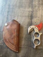 Vintage WK Wyoming Skinning Knife with Original Leather Sheath picture