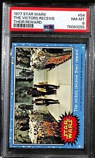 1977 Topps Star Wars #54 The Victors Receive Their Reward - PSA 8 picture