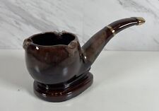 Vintage Ceramic Pipe / Cigar Ashtray National Potteries Co - Made In Japan picture