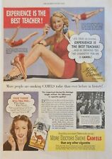 1947 Camel Cigarettes Vintage Ad experience is best teacher Mildred Odonnell 323 picture